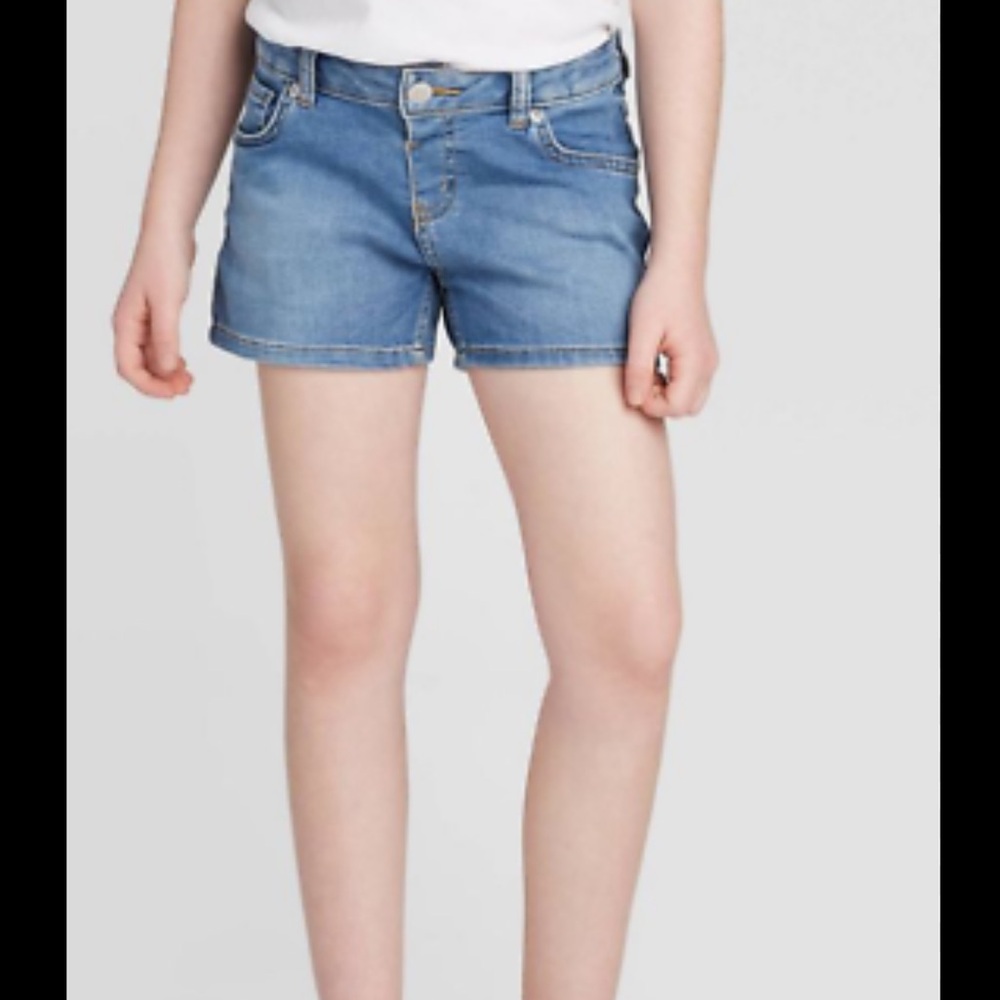 Cat & Jack Girls Ultimate stretch shorts with adjustable waist-L (10/12) 4pair